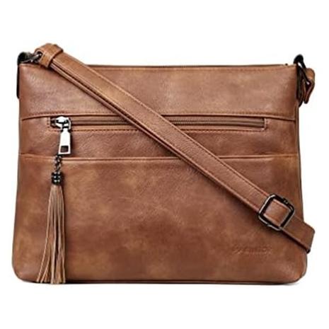 Multi Pocket Casual Crossbody Bag (2 Colors)