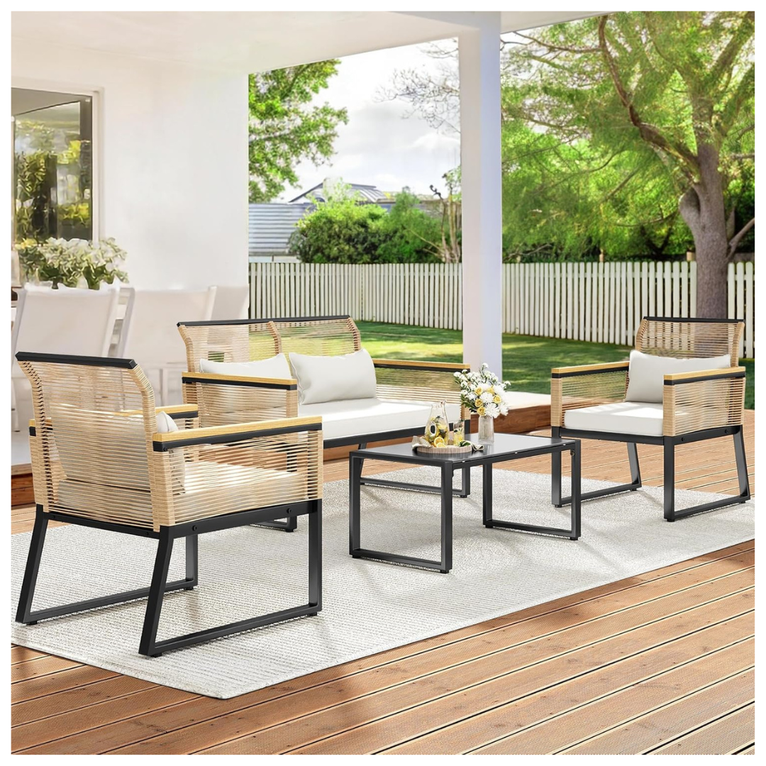 4-Piece Patio Conversation Set