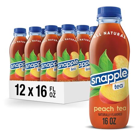 12 Bottles Of Snapple Peach Tea