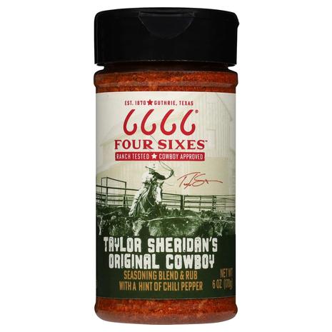 Four Sixes Taylor Sheridan's Original Cowboy Seasoning Blend & Rub (6oz)