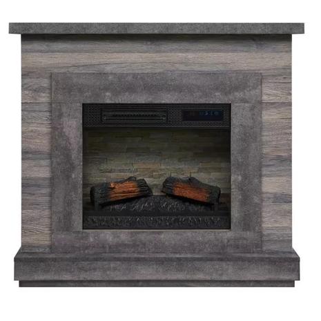 45" Wildercliff Electric Fireplace Wall Mantel