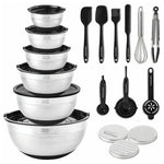 32-Piece Stainless Steel Mixing & Prep Bowl Set