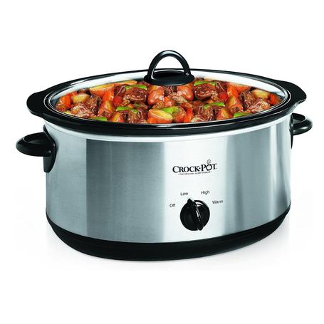 7 Quart Oval Manual Slow Cooker Crock Pot