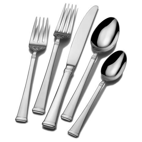 65-Piece Mikasa Harmony 18/10 Polished Mirror Stainless Steel Silverware Set