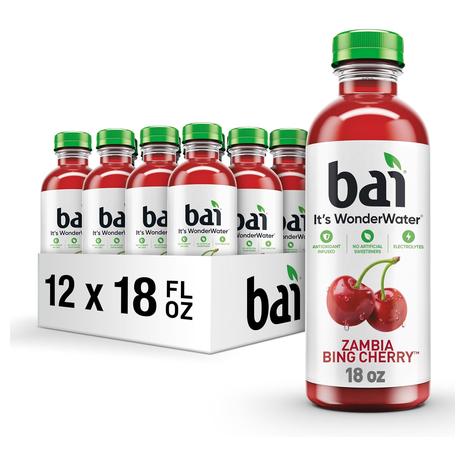 12 Bottles of Bai Flavored Antioxidant Infused Water Beverage (4 Flavors)