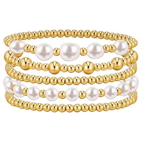 5 Piece Gold Plated Bracelets (8 Styles)