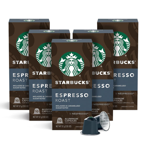 50 Starbucks by Nespresso Espresso Coffee Capsules