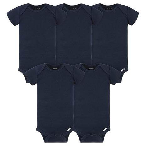 5-Pack Gerber Baby Onesie Bodysuits (3 Colors)