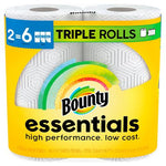 2 Triple Rolls = 6 Regular Rolls Bounty Essentials Paper Towel