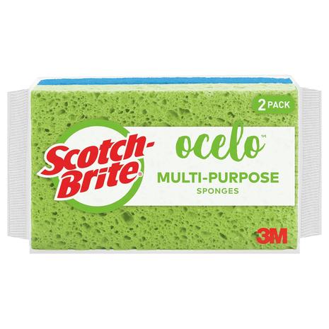 2 Scotch-Brite Ocelo Handy Sponges