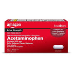 400-Ct Amazon Basic Care Extra Strength Pain Relief Acetaminophen Caplets