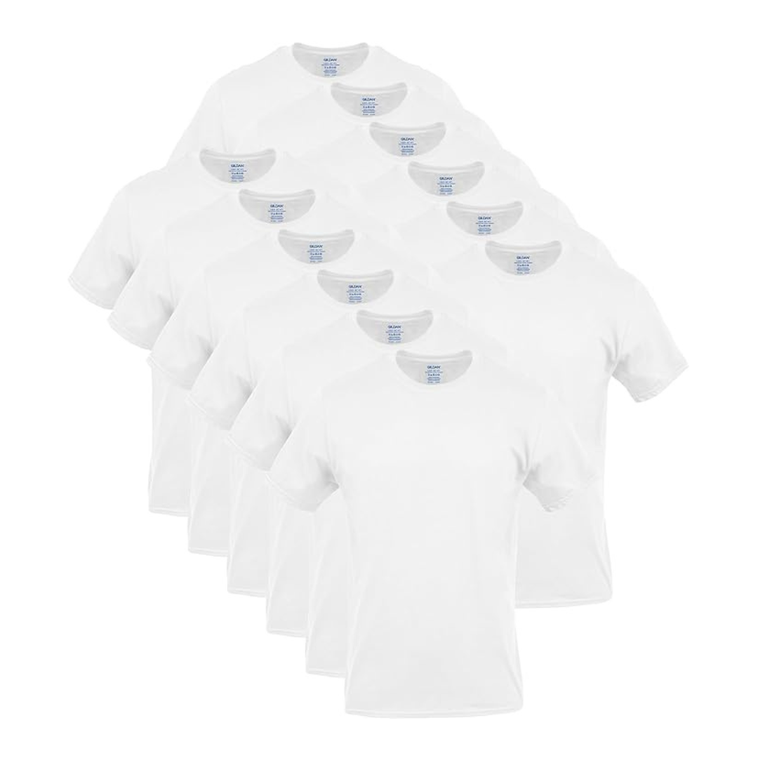 12 Gildan Men's Crew T-Shirts