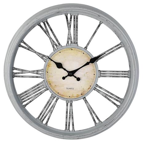 Silent Non Ticking Vintage Style Wall Clock (2 Colors)