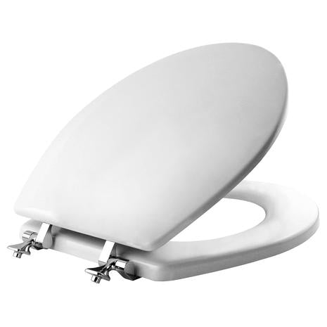 Edgewater Toilet Seat With Chrome Hinges