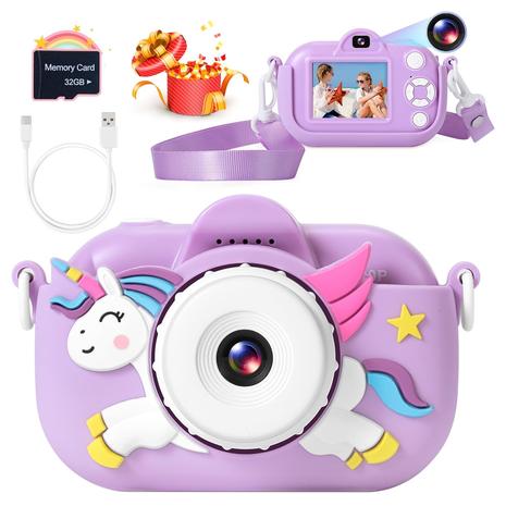 Kid's Camera with 32GB SD Card (2 Colors)