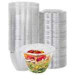 50 Disposable Salad Bowls With Lids