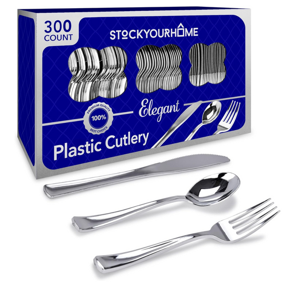 300 Heavy Duty Disposable Cutlery