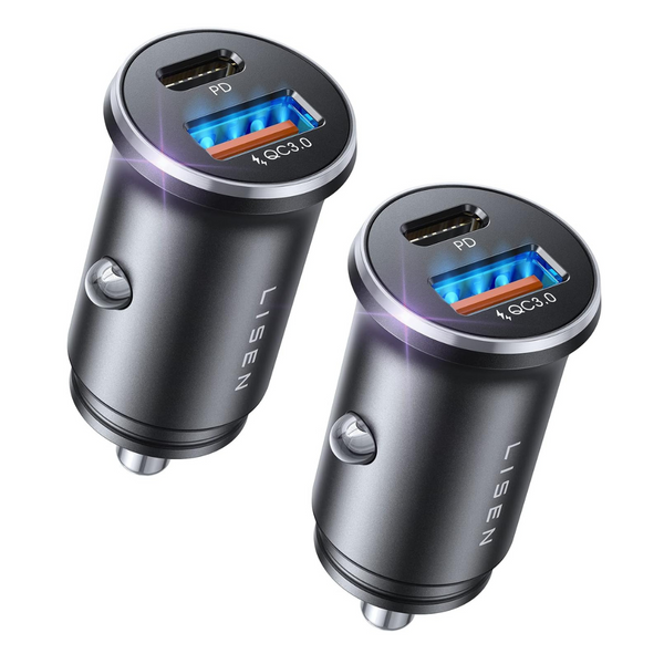 2 Pack 48W Car Charger Adapters