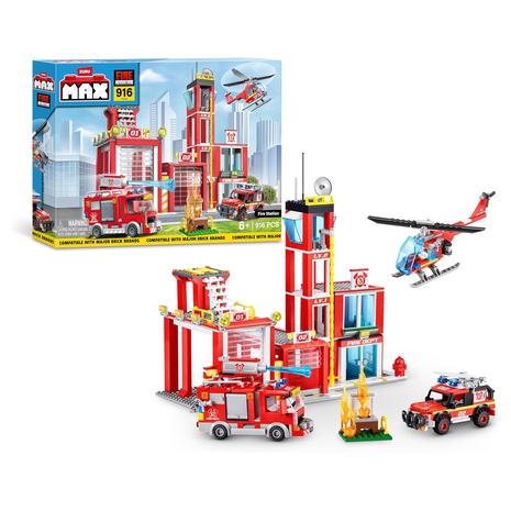 916-Piece Fire Rescue Adventure Building Bricks Set