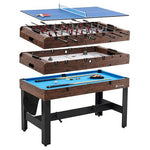 4-In-1 Multi Game Table With Pool, Ping Pong, Air Hockey & Foosball