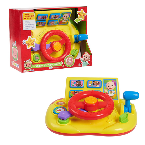 CoComelon Learning Steering Wheel with Lights and Sounds