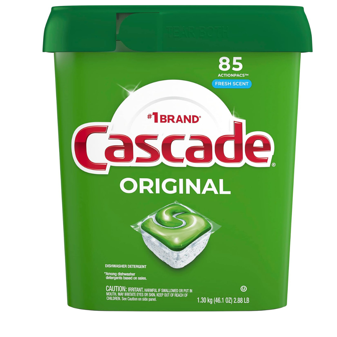 85 Cascade Dishwasher Detergent ActionPacs