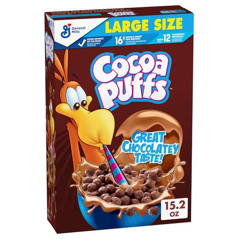 Cocoa Puffs Chocolate Breakfast Whole Grains Cereal