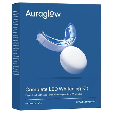 Auraglow Complete LED Teeth Whitening Kit