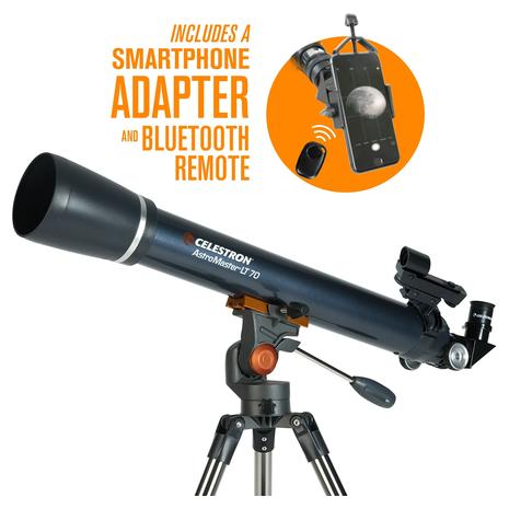 Celestron AstroMaster 70AZ LT Beginner Telescope Kit