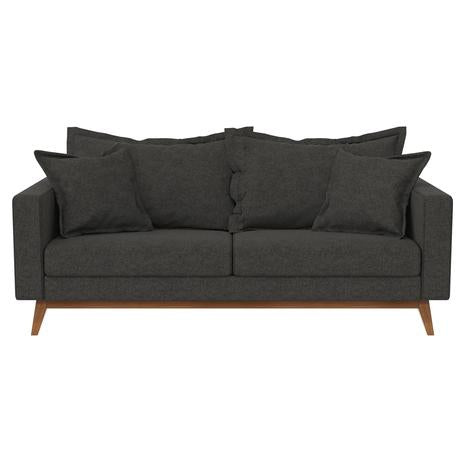 Miriam Pillowback Wood Stretcher Sofa