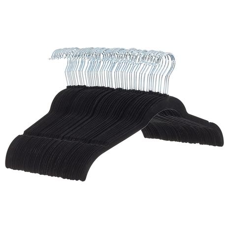 50 Amazon Basics Velvet Non-Slip Hangers