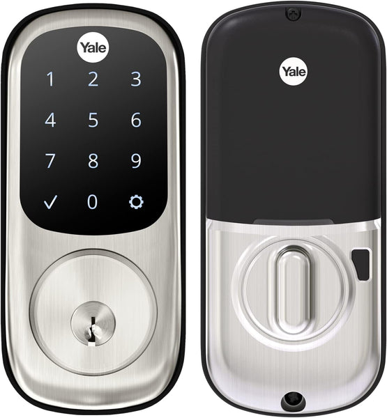 Yale Satin Nickel Assure Lock With Wi-Fi Connected Touchscreen