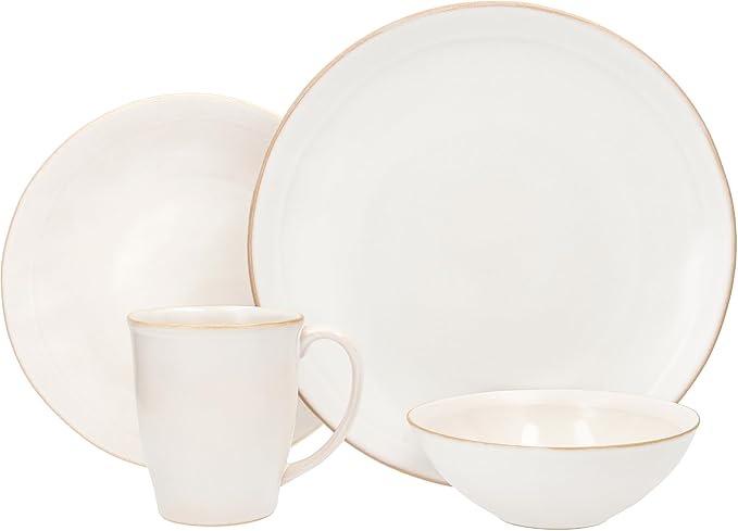 16-Piece Nosse With Fortessa Bordo Stoneware Dinnerware Set