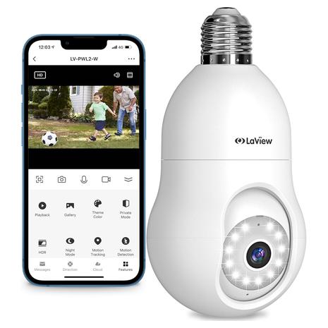 2K Bulb Security Camera