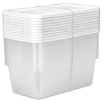 10 Sterilite 6 Quart Storage Boxes