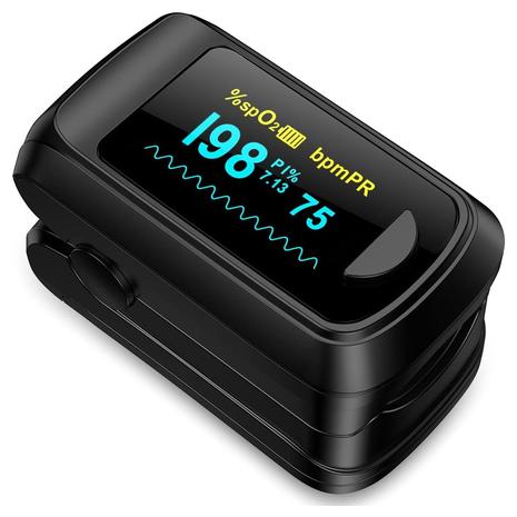 Fingertip Pulse Oximeter w/ OLED Display