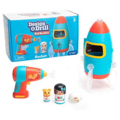 Educational Insights Design & Drill Bolt Buddies Rocket