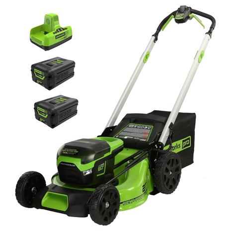 Greenworks 60V 21” Cordless Self-Propelled Lawn Mower