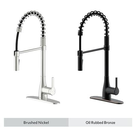 Bemis Bio Bidet Flow Single Handle Pull-Down Spring Kitchen Faucet (2 Colors)