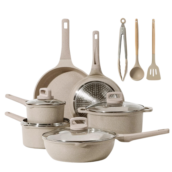 13-Piece Carote Nonstick Pots and Pans Set