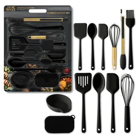 12-Piece Thyme & Table Silicone Cooking Utensil Set