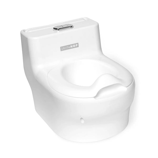 Skip Hop Potty Training Toilet with Easy Clean Coating & Baby Wipes Holder