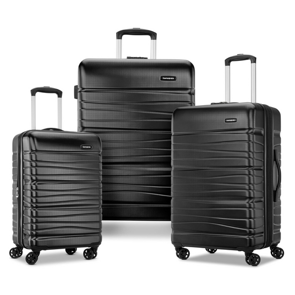 3 Piece Samsonite Evolve SE Hardside Expandable Luggage with Double Spinner Wheels