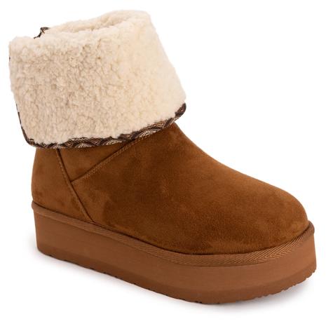 Women's Cozy Platform Foldover Boots (3 Colors)