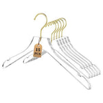 15 Pack Acrylic Hangers with Gold