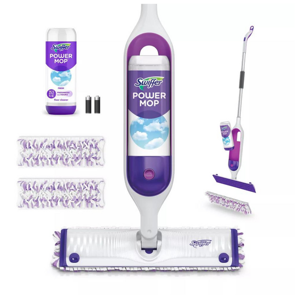 Swiffer Power Mop for Multi-Surface, Power Mop for Wood, or WetJet Starter Kit