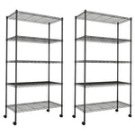 2 Heavy Duty 5-Shelf Storage Shelving Units