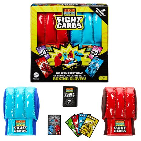 Mattel Games Rock ‘Em Sock ‘Em Robots Fight Cards Card Game