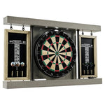 Barrington Billiards Prescott Bristle Dartboard Cabinet Set