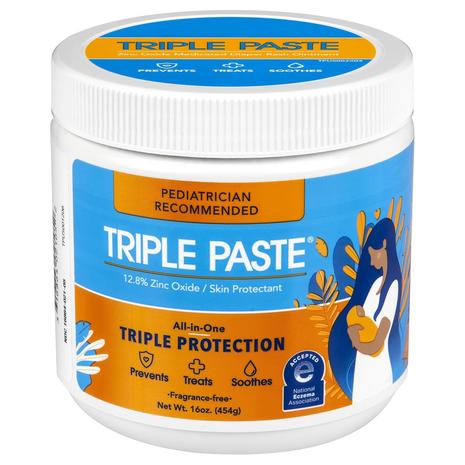 Triple Paste Diaper Rash Cream 16oz Tub